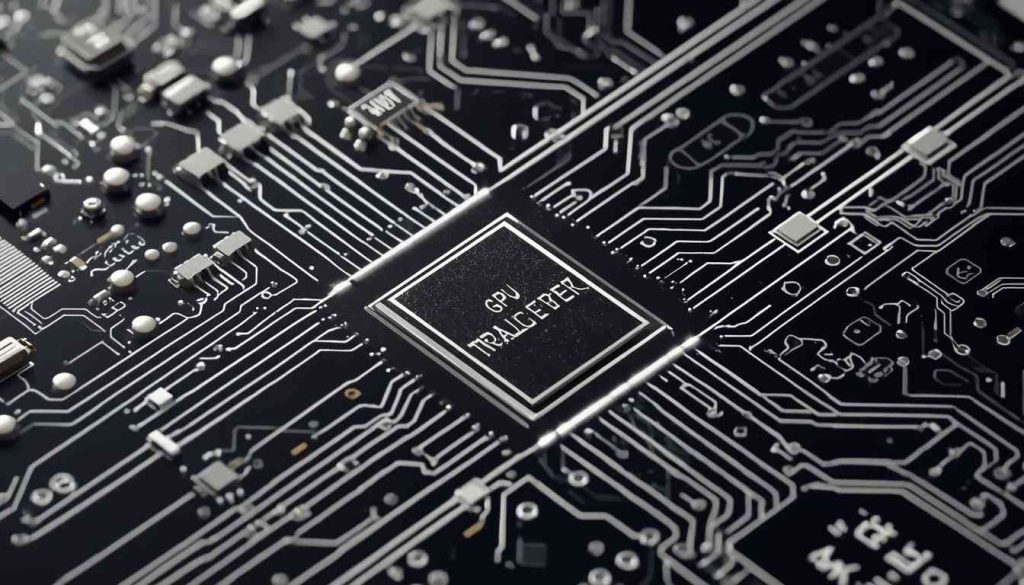 Illustration showing rising silver prices and AI hardware costs, including silver ingots, computer chips, and GPUs in a futuristic data center setup.