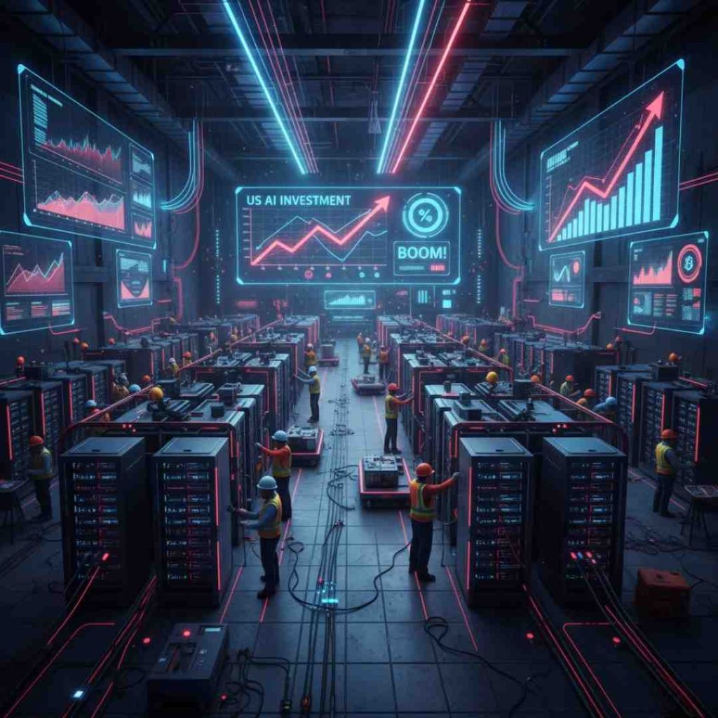 US AI investment boom driving economic growth and innovation in 2026