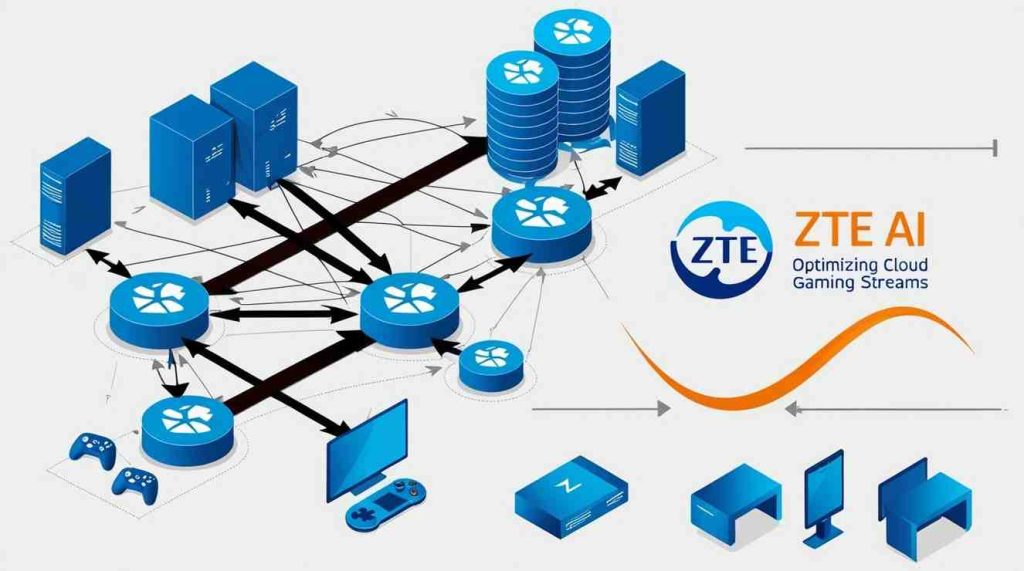 ZTE AI performance enhancing cloud gaming and real-time communication with low latency