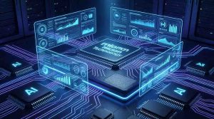 Micron Technology AI chip industry showing advanced memory chips powering artificial intelligence, data centers, and next-generation computing technology.